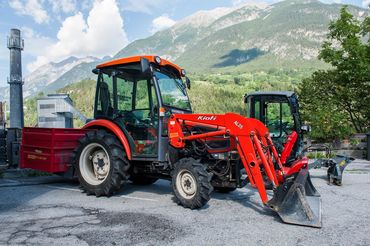 Traktor für Schneeräumung